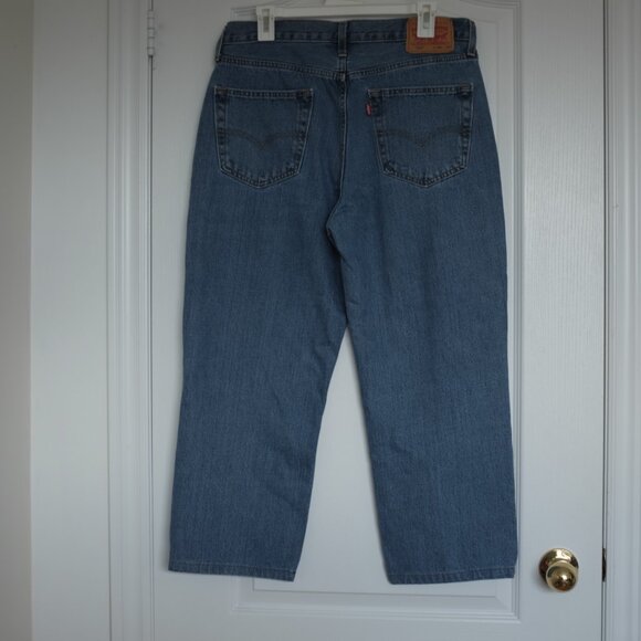 Levi's 550 Relaxed Fit jeans 4891 medium stonewash denim pants - Picture 2 of 15